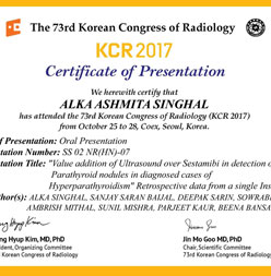 KCR 2017 Certificate of Presentation Alka Ashmita Singhal